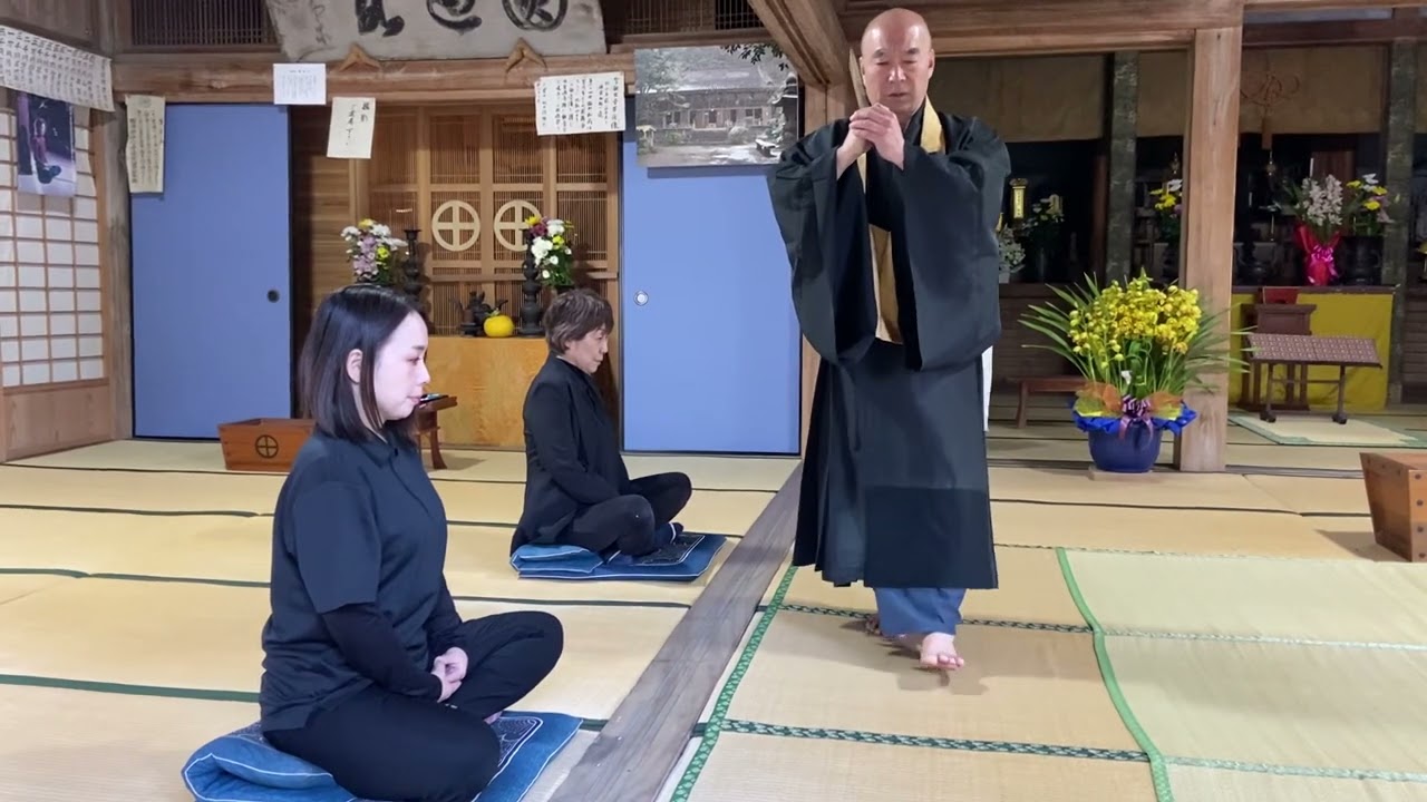 禅寺大慈寺にて座禅
