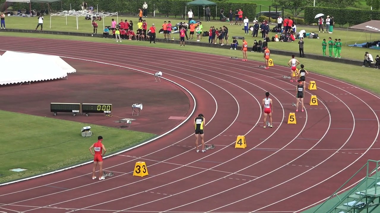 20230527160332宮崎県高校総体男400ｍ決勝 藤原 将哉3(宮崎工業)48"70