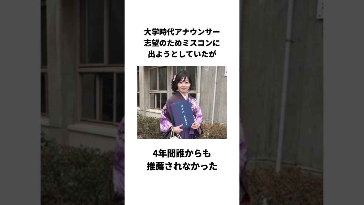 水卜アナに関する雑学#ゆっくり解説  #水卜麻美 #女子アナ