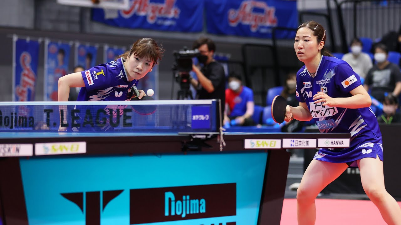 石川佳純 平野美宇 vs 鈴木李茄 南波侑里香 木下アビエル神奈川 vs トップおとめピンポンズ名古屋 Tライバル対決ふりかえり 2022年09月23日　アリーナ立川立飛 【卓球 Tリーグ公式】