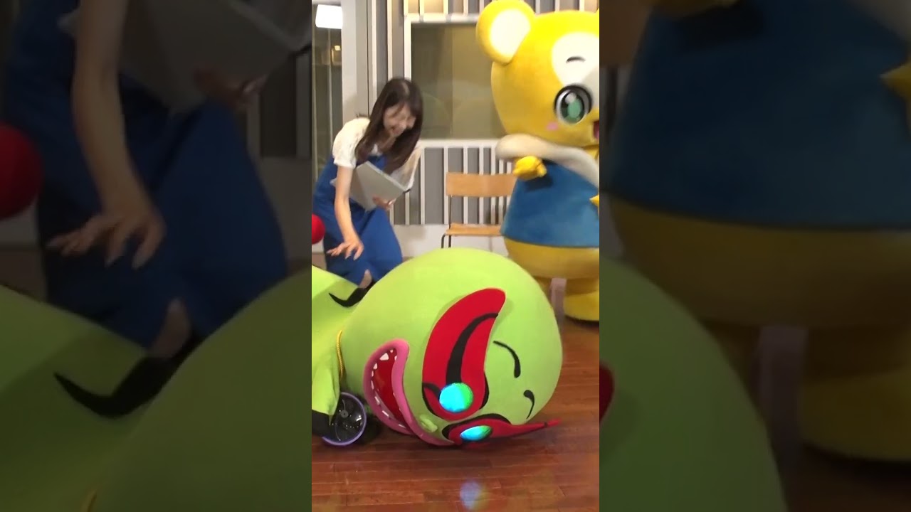 【夢の共演】くまモン＆クマーバがくらもんに人気者になる秘訣を伝授！【めざまし8】※本編はコメント欄から！ #くまモン #クマーバ #くらもん #小室瑛莉子 #めざまし8 #shorts