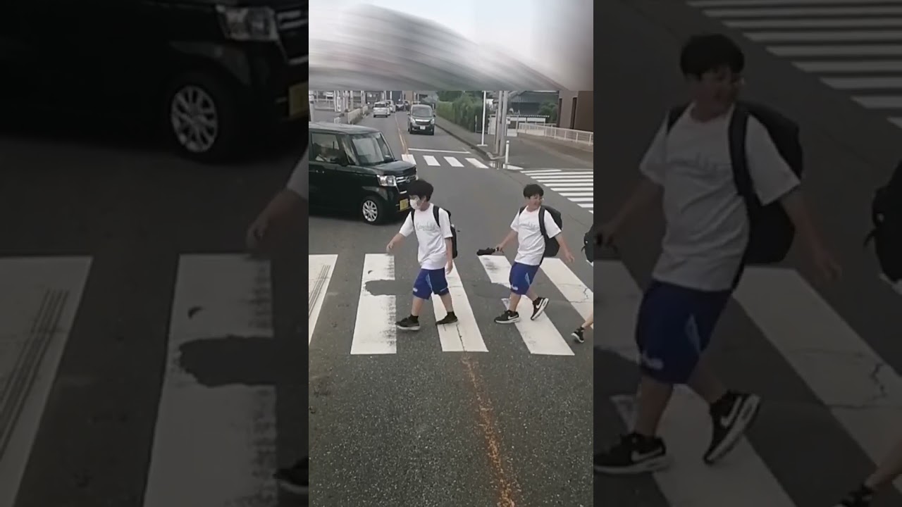 【イキリダッシュ失敗】中学生に突っ込むホンダN-BOX！！