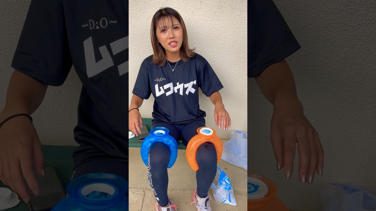 野球ギャルの熱中症対策がスゴい。#shorts