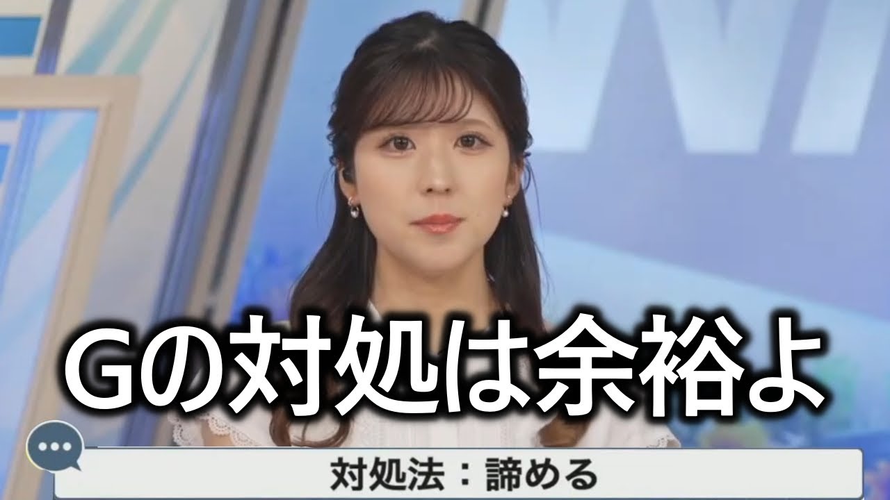 【小林李衣奈】Gの対処は家族間で担当になっているお天気お姉さん【ウェザーニュース切り抜き りーちゃんまとめ】