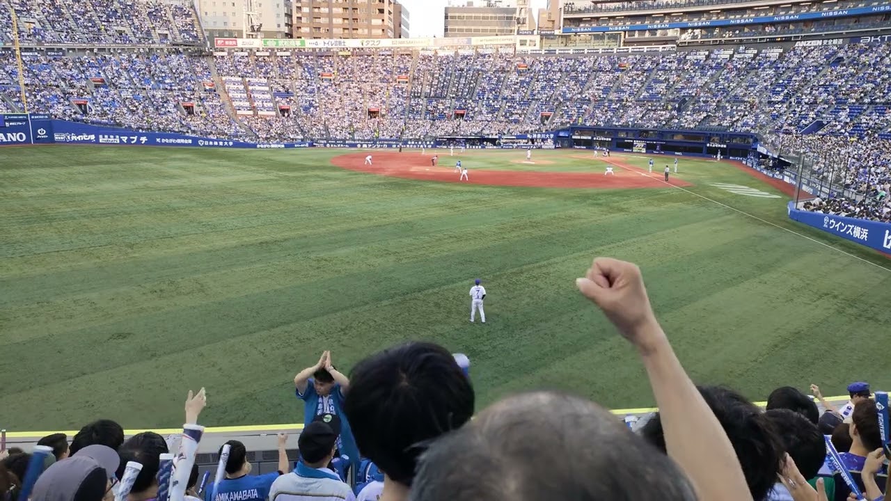 2023.06.13 日本ハムファイターズ ノーアウト満塁で投打二刀流？の上原選手の応援風景