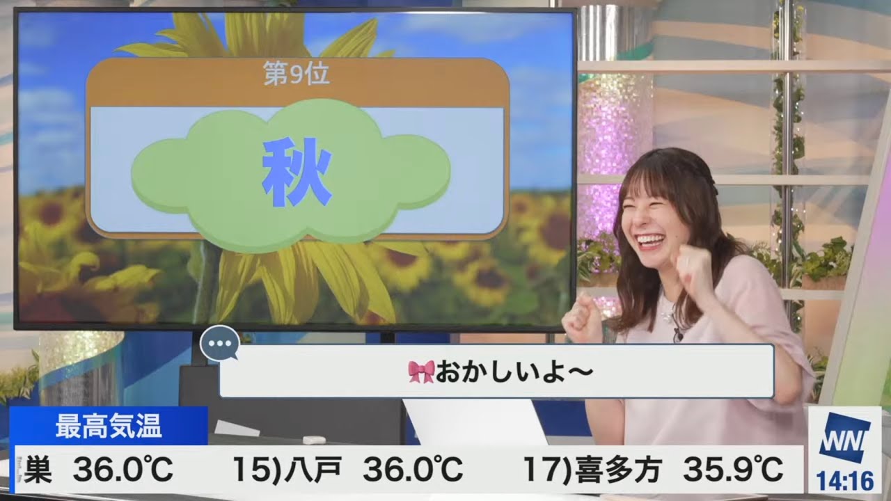 [高山奈々]キーワードランキングで天の声でもリポート1枚目から決めつけて外す🎀さんと🎀さんを信用せず違う答えを出したら正解したななちゃん