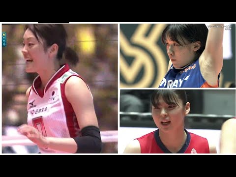 バレー女子　ワキ 揺れ 時間差
