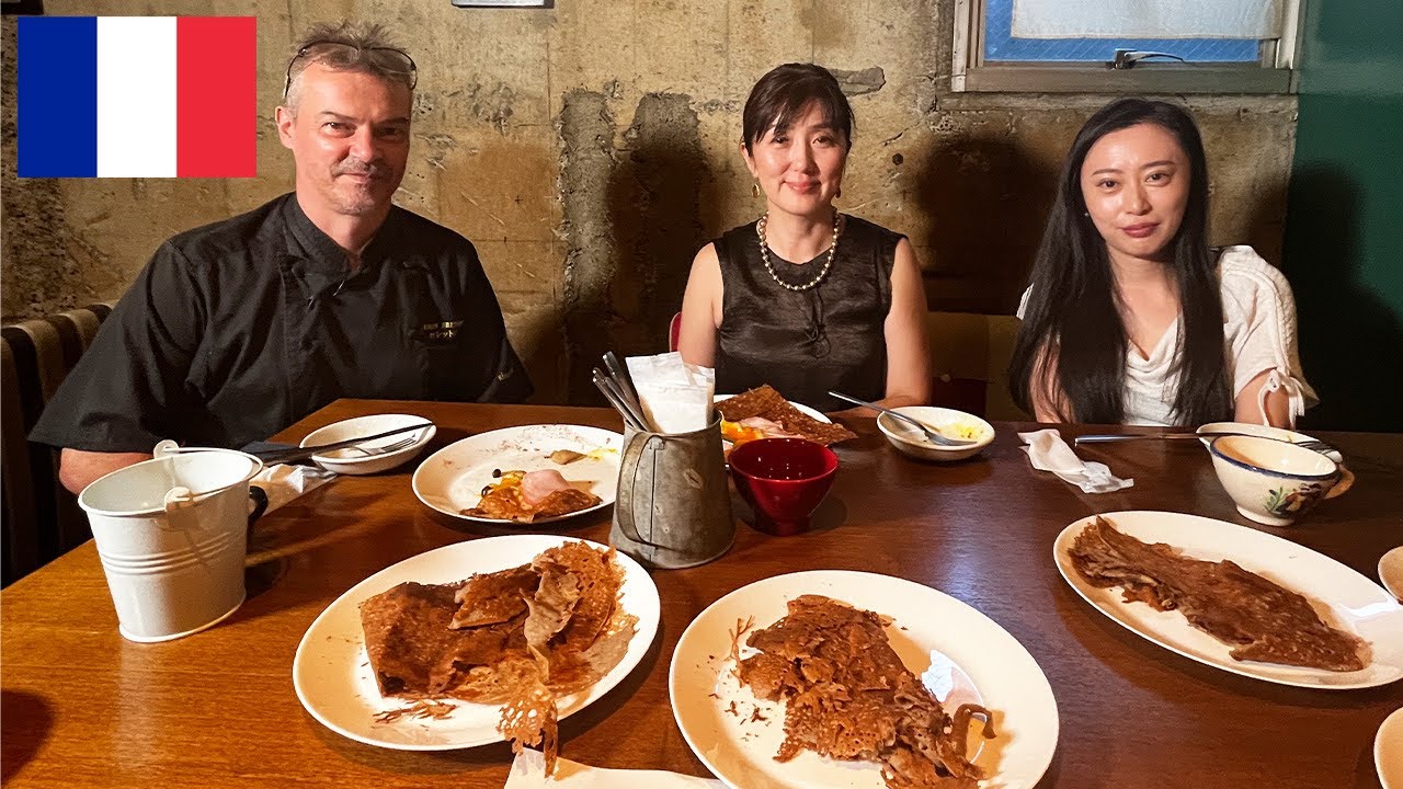 佐々木恭子アナがフランスのガレット作りに悪戦苦闘！プロの鮮やかな手際は必見！