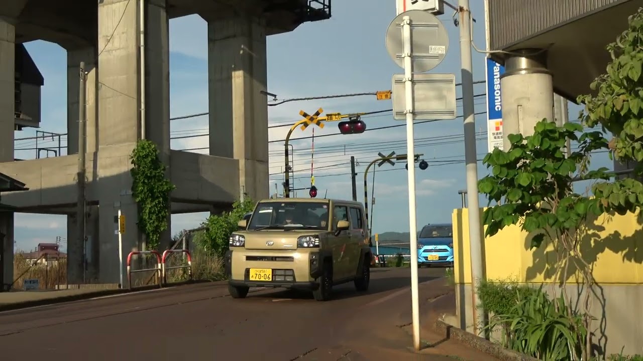 長岡花火を狙った市上最悪の計画的自爆事件の現場となった北長岡駅南の踏切。札幌発大阪行特急列車トワイライトエクスプレスに！新潟県長岡市最低の自殺の名所・心霊スポット。