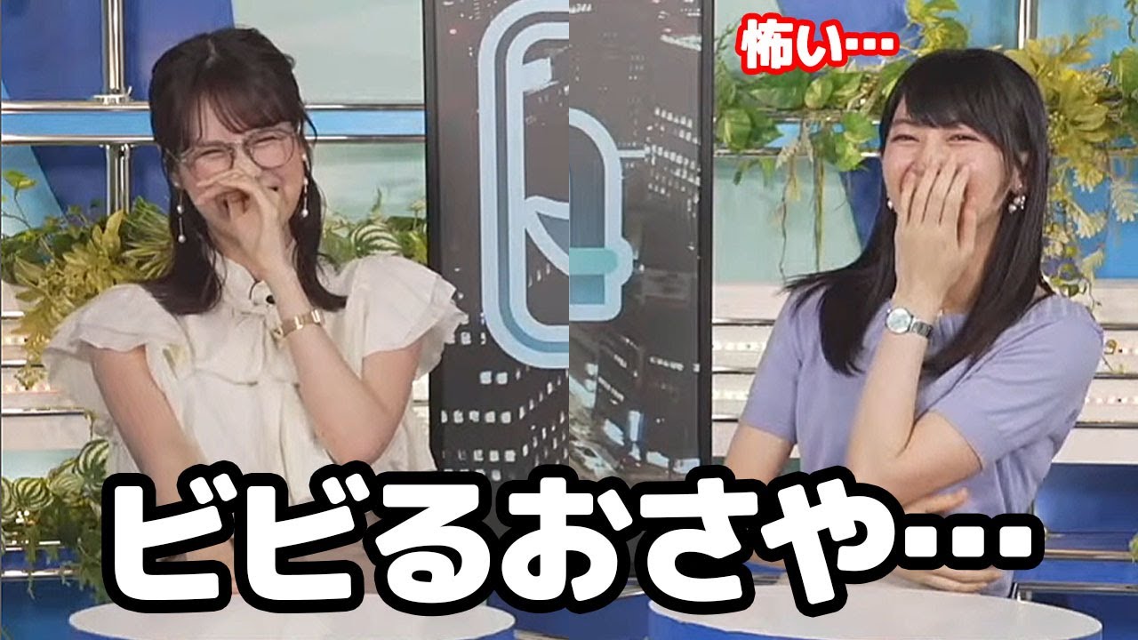 【檜山沙耶・戸北美月】心理学専攻のみーちゃんにビビるお天気キャスター