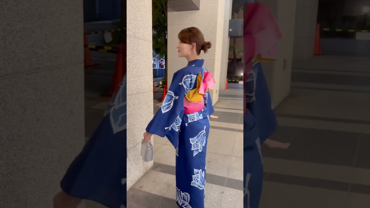 Yukata casual cotton KIMONO🌻 郡司恭子
