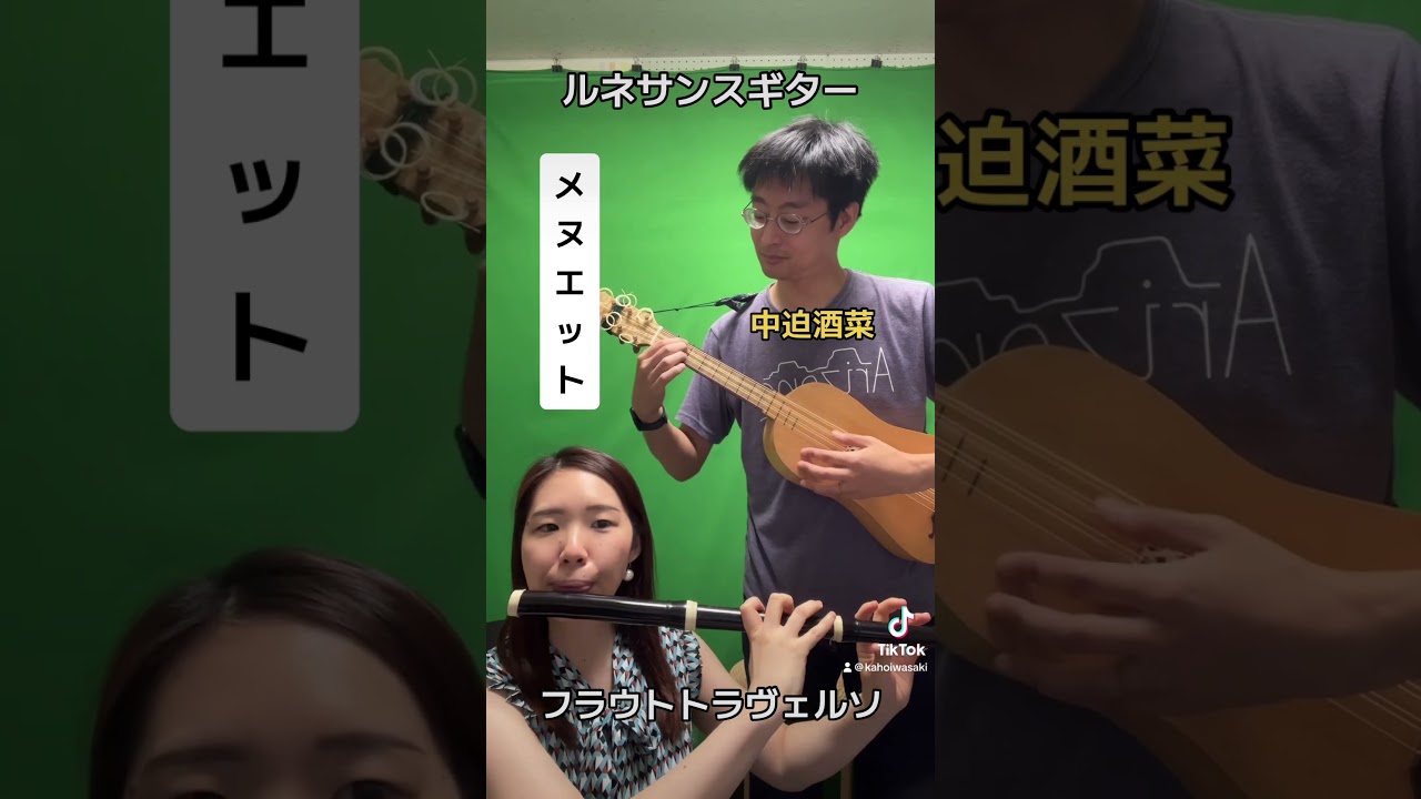 【癒し系】ルネサンスギターとフラウト・トラヴェルソ【古楽器】
