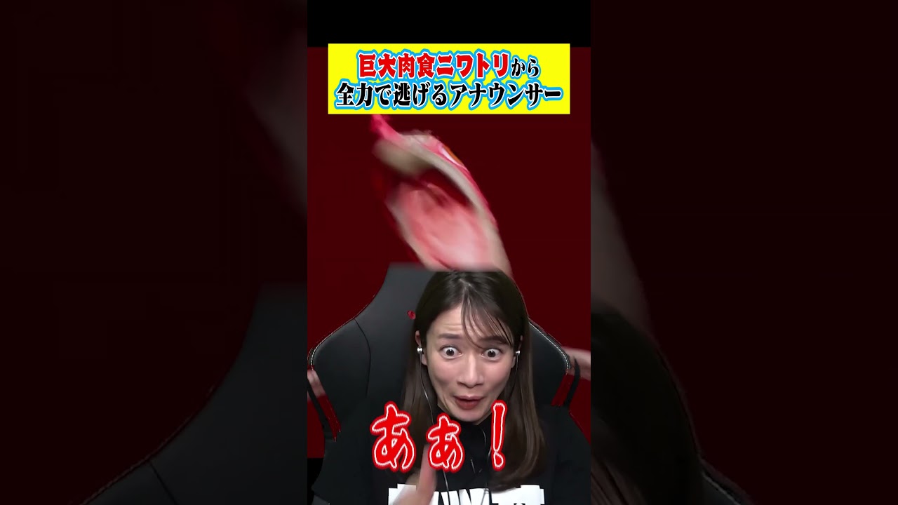 巨大ニワトリから逃げ惑う実況者 #ホラーゲーム #Shorts #宇内梨沙 #chickenfeet