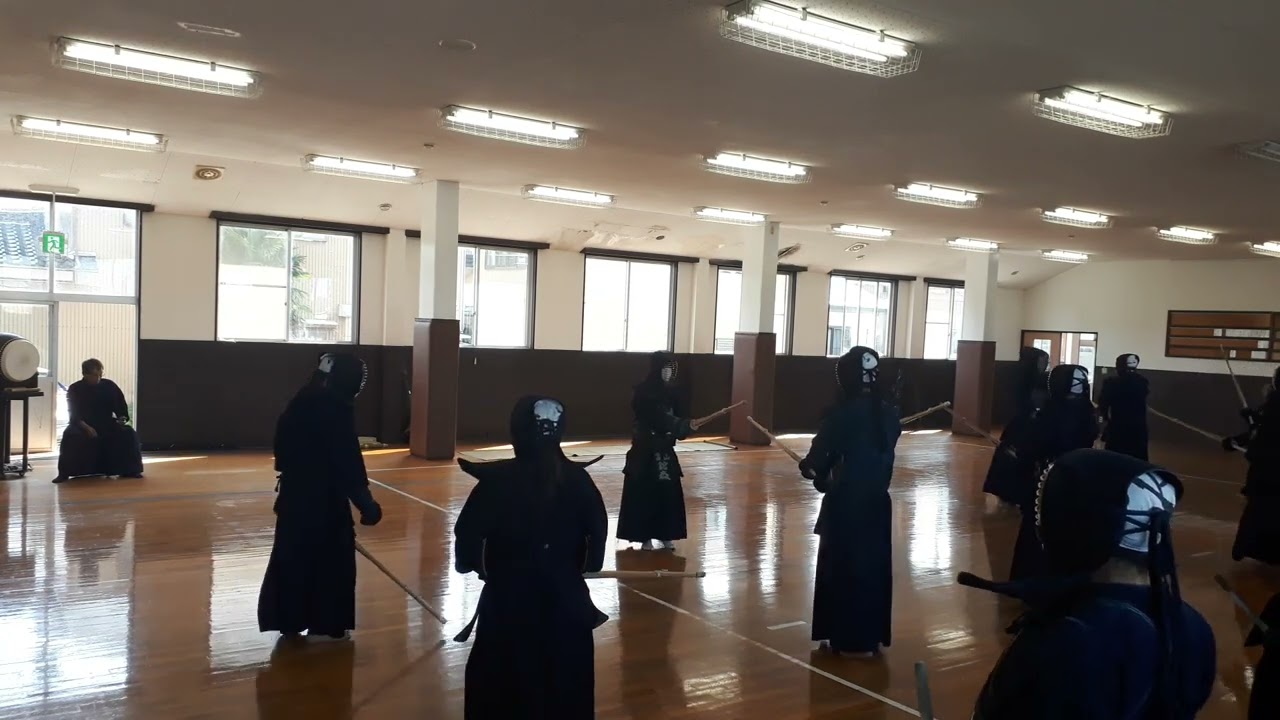 剣道砺波(富山県高岡市)　5/20　◇三橋光昭大人命慰霊祭◇　劔乃會　稽古風景　前半戦　(　会場　高岡南錬成館　)