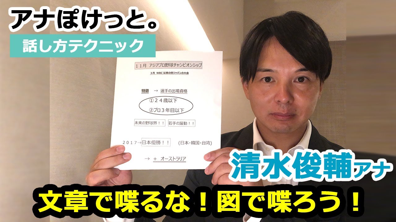 【アナぽけっと。】「文章で喋るな！図で喋ろう！」清水俊輔