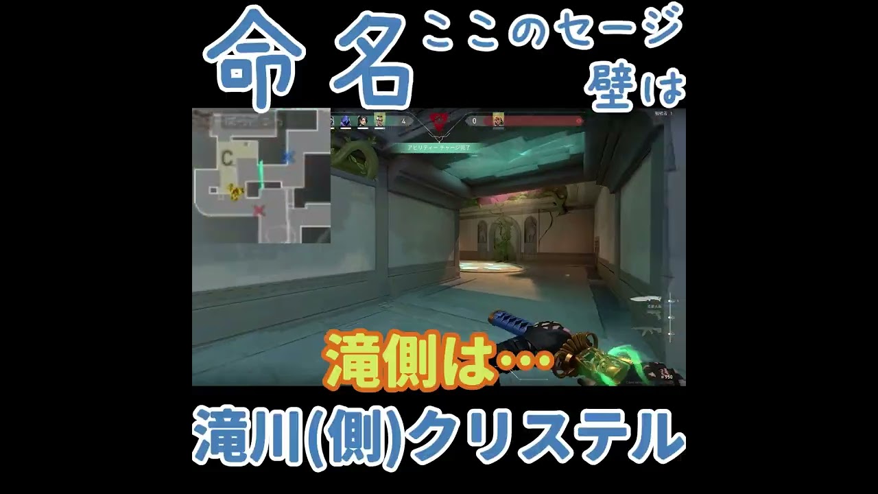 命名：滝川クリステル　＃shorts #valorant #ヴァロラント