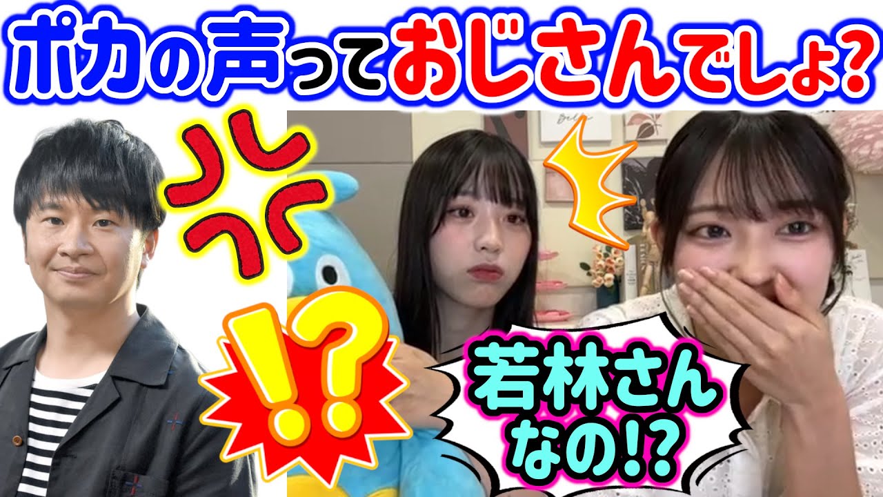ポカの声がオードリー若林だと知って衝撃を受ける岸帆夏と清水理央..ｗ【文字起こし】日向坂46