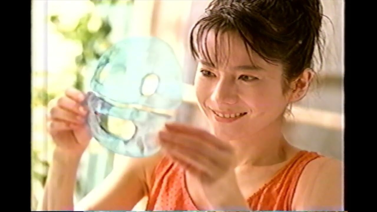 【懐かしいCM】ライフセラ薬用フェイスマスク　大石恵　久光製薬　1998年　Retro Japanese Commercials
