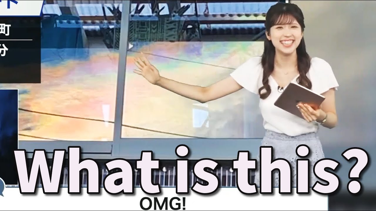 リポート中、英語の例文が癖の強い英会話番組になってしまうキャスター小林【小林李衣奈】（2023年10月1日）