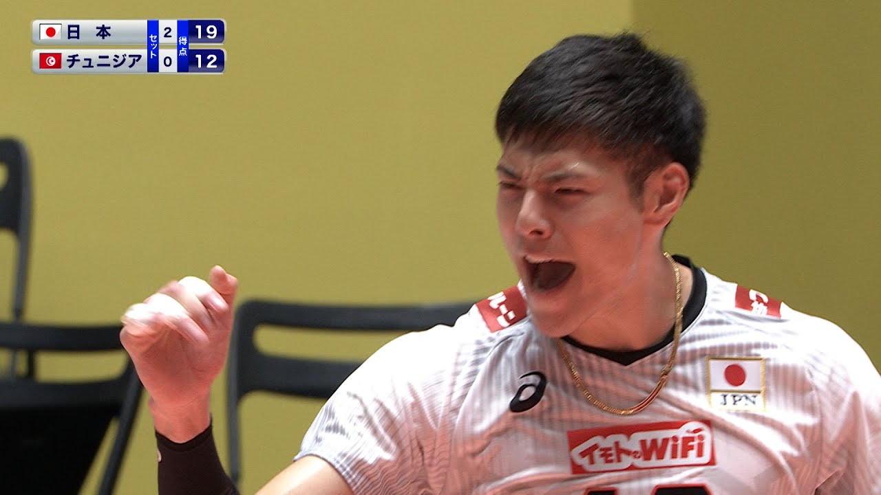 日本×チュニジア 髙橋健太郎 スーパープレー【FIVBパリ五輪予選／ワールドカップバレー2023】