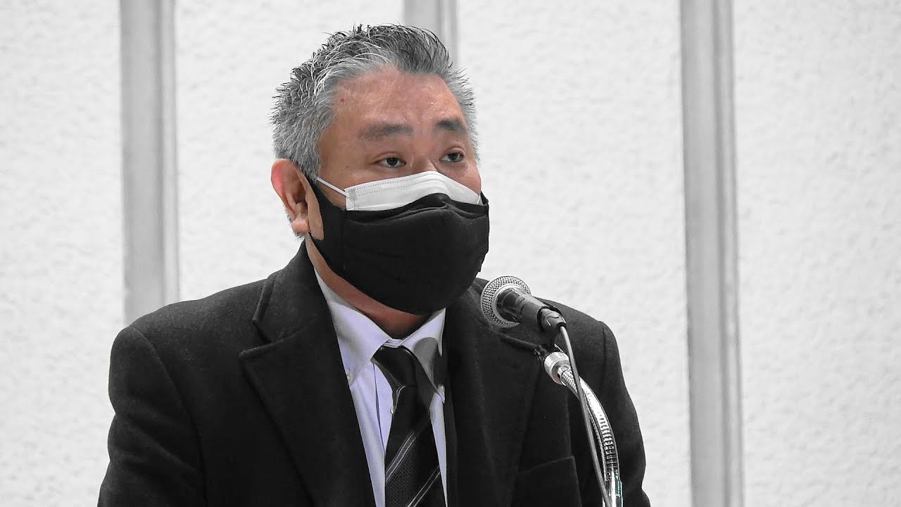 菖蒲谷眞一氏（全水道書記次長／平和フォーラム）辺野古の海を埋めるな！政府は沖縄の民意を尊重しろ！ 1・27「建白書」10年 日比谷野音集会［10/12］2023.1.27 @日比谷野音