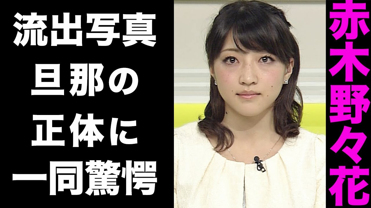 【驚愕】赤木野々花の結婚相手の正体や、子供を作らない理由がヤバい...！流出した●●写真が衝撃的すぎた...！