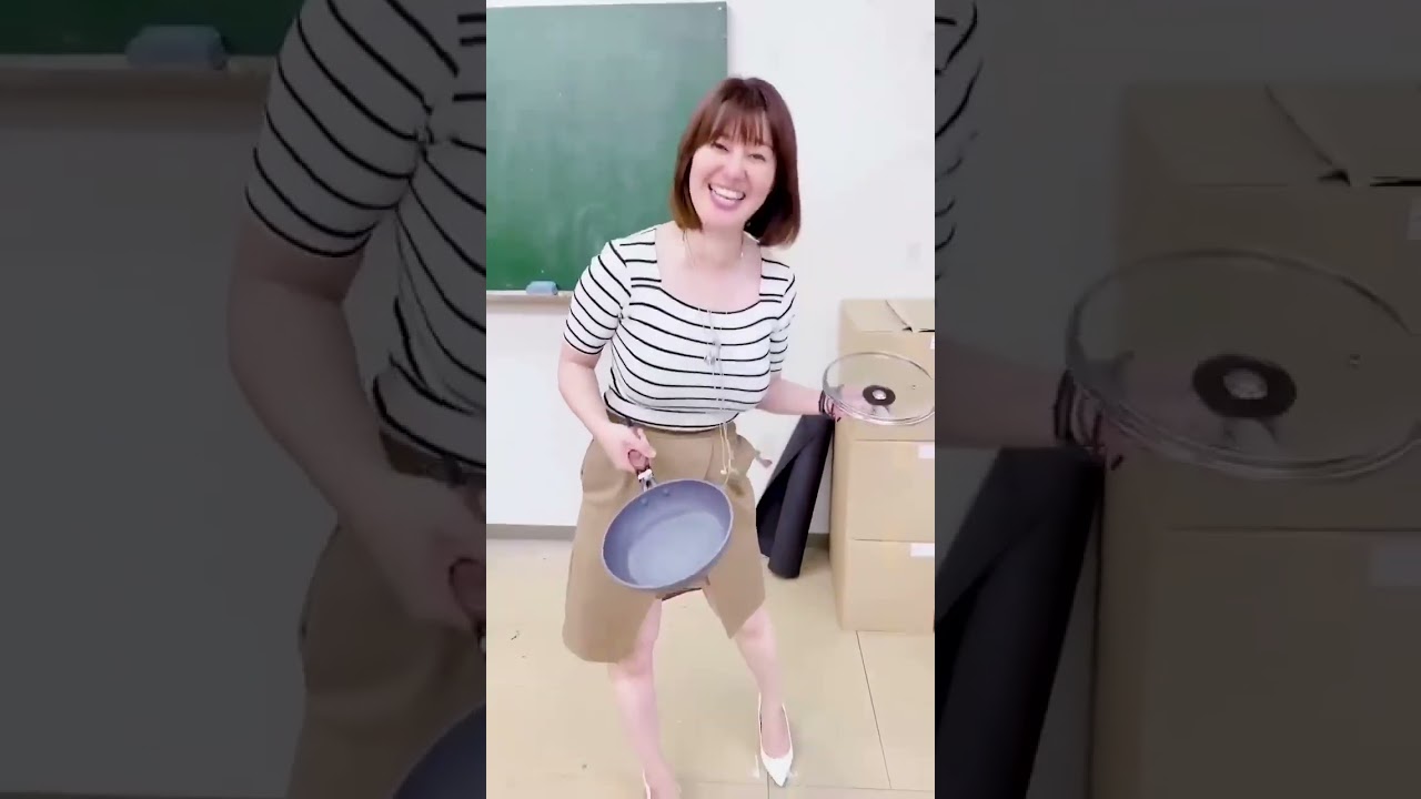 竹中知華、フライパン？