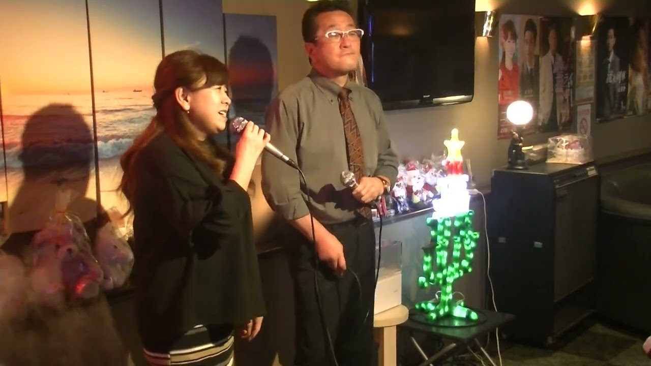 スロー・グットナイト（前川清＆チェウニ）（歌詞付き）cover 容子さん＆とむぞー