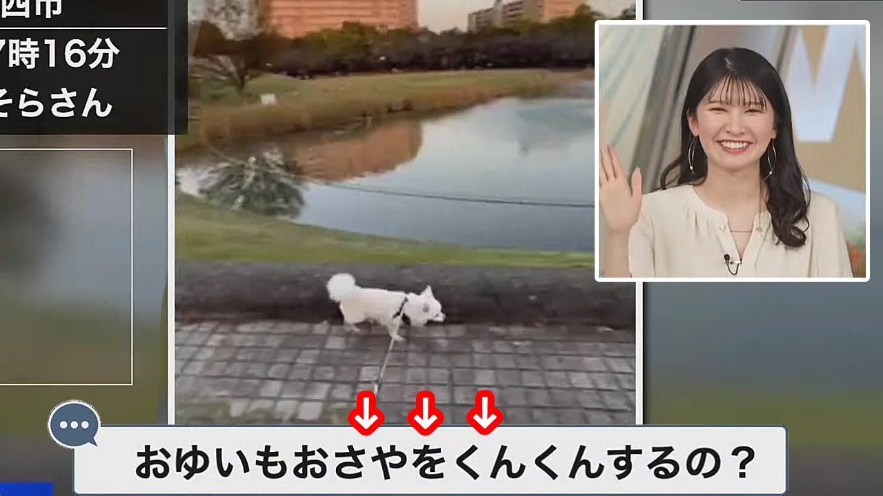 【駒木結衣】ベストフレンドであるおさやであっても流石にくんくんしないと言うお天気お姉さん