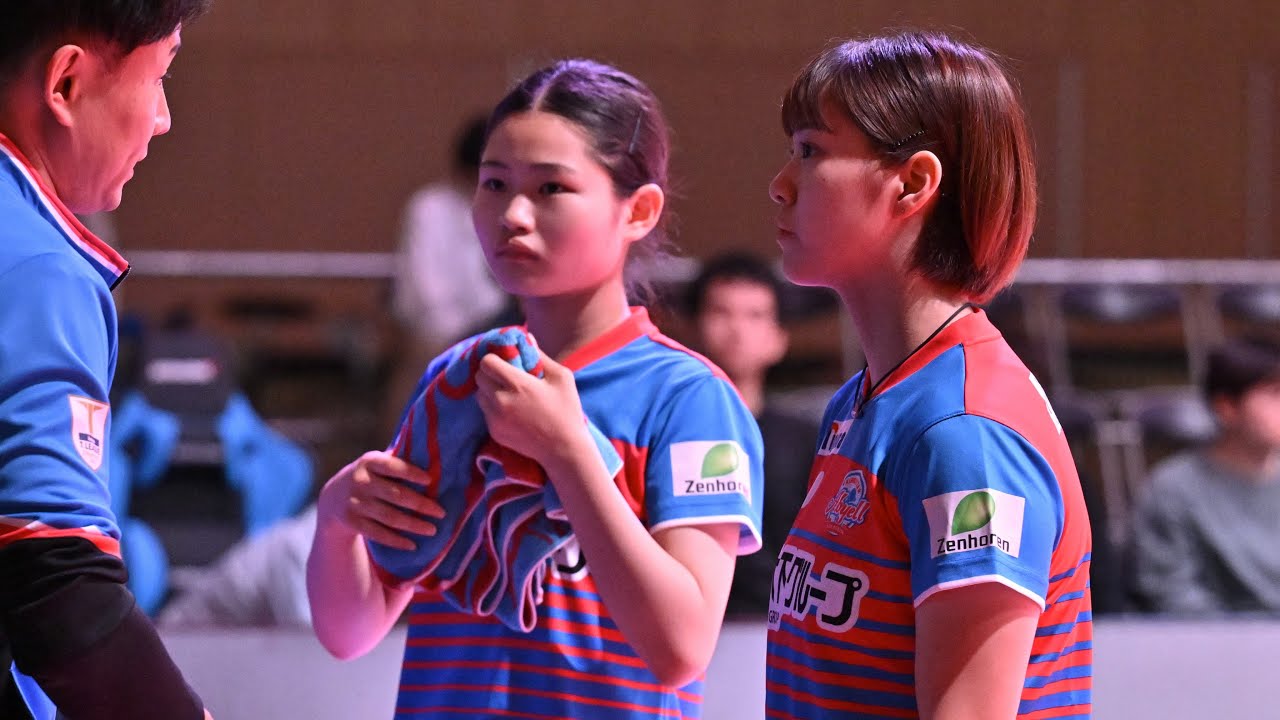 木下アビエル神奈川vs 京都カグヤライズ ノジマTリーグ2023-2024 2023年10月29日 カルッツかわさき【卓球Tリーグ公式】