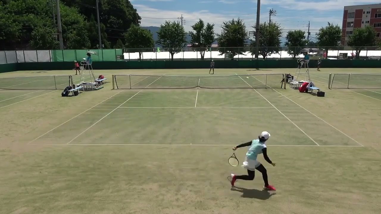 2021年IH テニス 女子シングルス2回戦 五十嵐唯愛 四日市商(三重) vs 濱田亜音 関学千里国際(大阪)