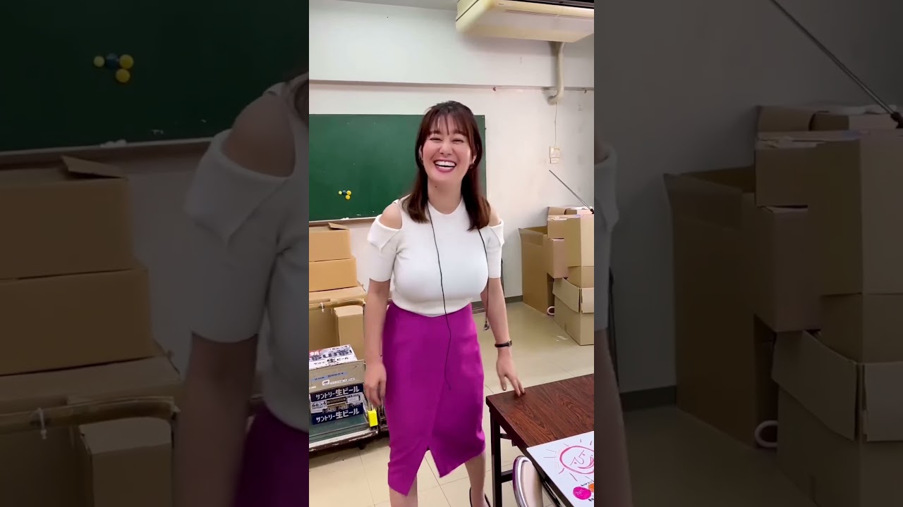 竹中知華、肩出し#女子アナ #女子アナウンサー　#むちむち