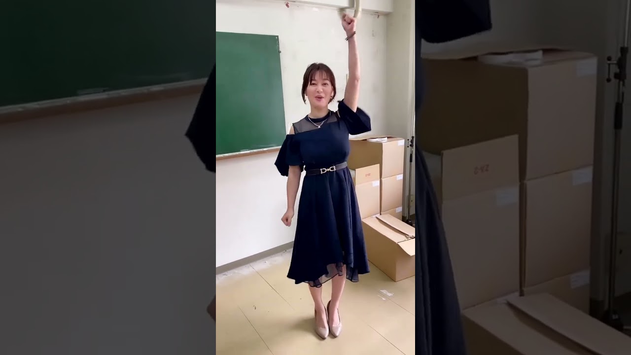 竹中知華さん、フォーマルドレス