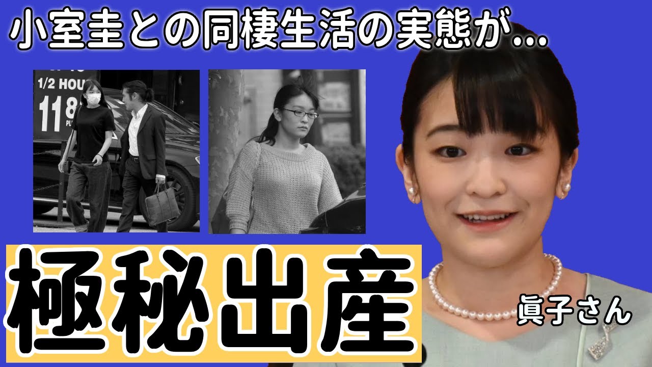 眞子さんと小室圭の同棲生活の実態や変わり果てた現在の姿に一同驚愕！秋篠宮家の長女がアメリカで極秘出産の真相や暴露されたヤバい性癖に言葉を失う...