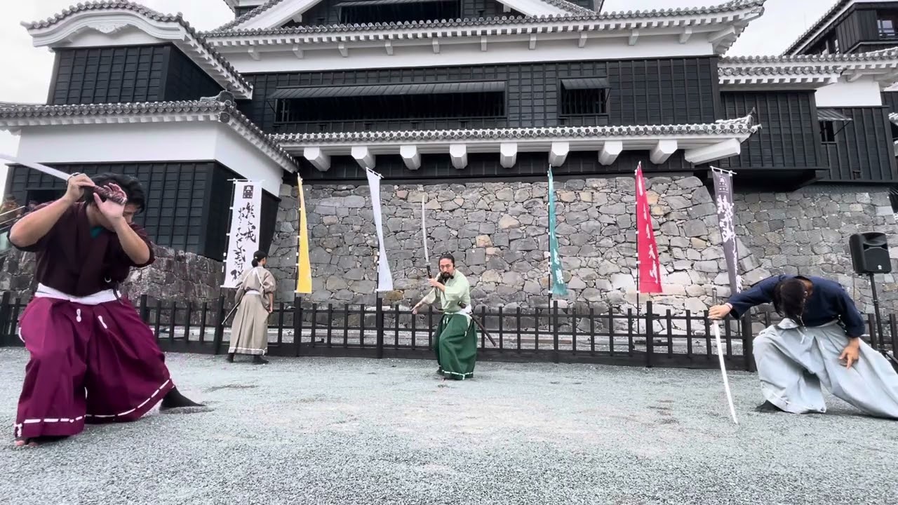 2023/10/14午後　熊本城天守閣前　熊本城おもてなし武将隊