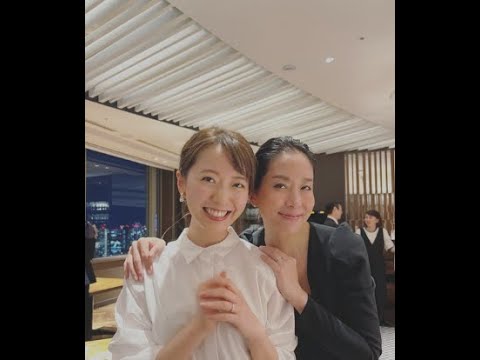 【フジテレビアナ同窓会】“新旧うっちー”ツーショット「笑」内田恭子と内田嶺衣奈アナウンサー