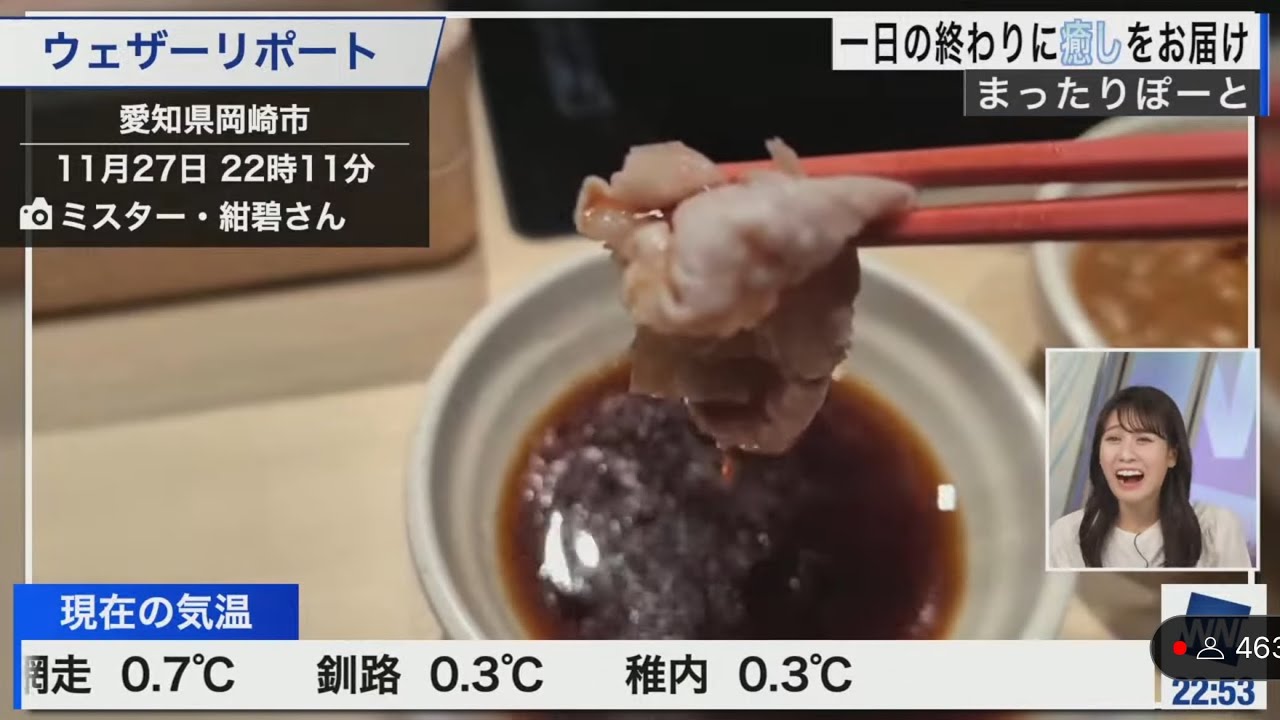 [戸北美月]しゃぶしゃぶリポートが来て、しゃぶしゃぶを思わず食べようとするみーちゃん