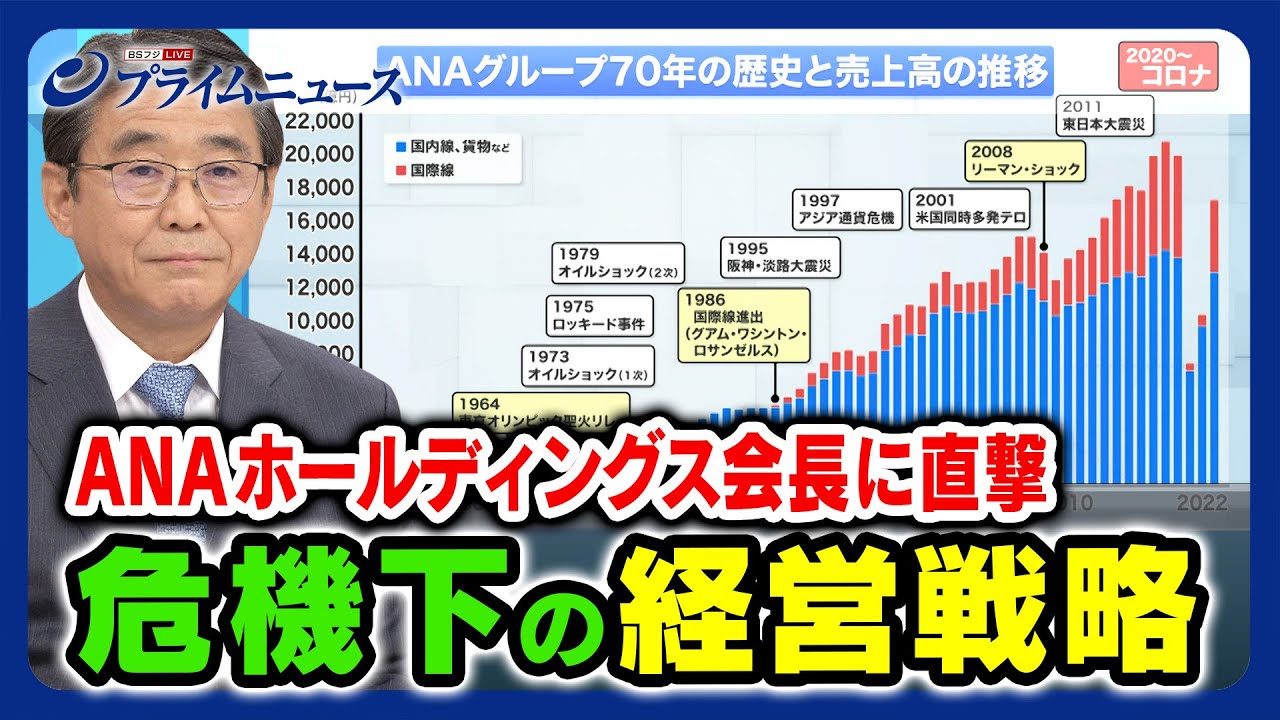 【ANA HD会長直撃】危機下の経営戦略とは 2023/12/1放送＜前編＞