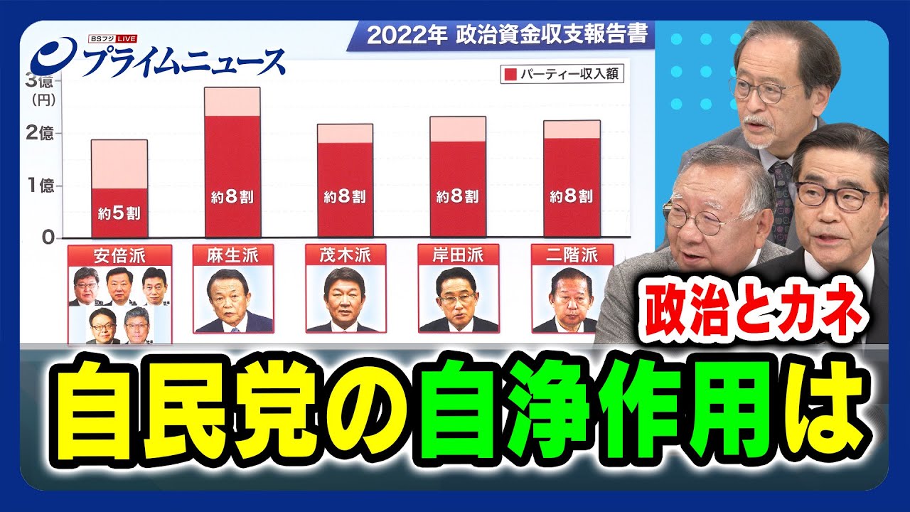 【政治とカネ】自民党の自浄作用は 伊藤惇夫×岩井奉信×若狭勝 【裏金疑惑】2023/12/6放送＜後編＞
