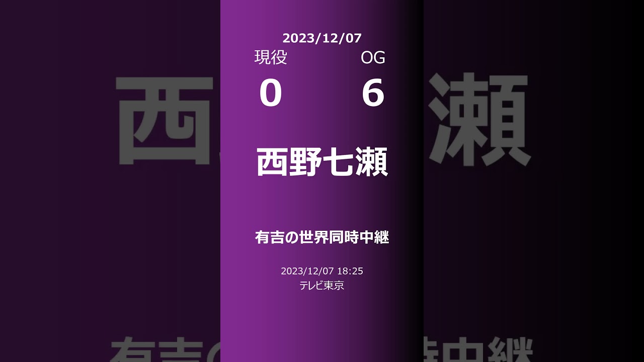 【乃木坂46】現役vsOG 2023/12/07 #shorts【番組出演】