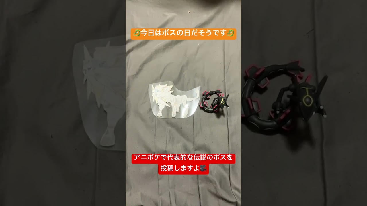⚔️🛡️ボスの日にちなんだ伝説級🐉 #shorts #ボス #アニポケ #レックウザ #ソルガレオ #ポケモン