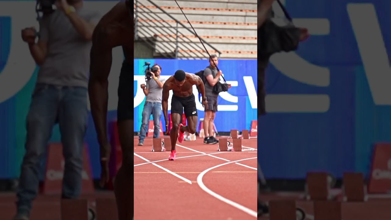 100m World Champ Fred Kerley is an absolute beast #athletics #trackandfield #olympics