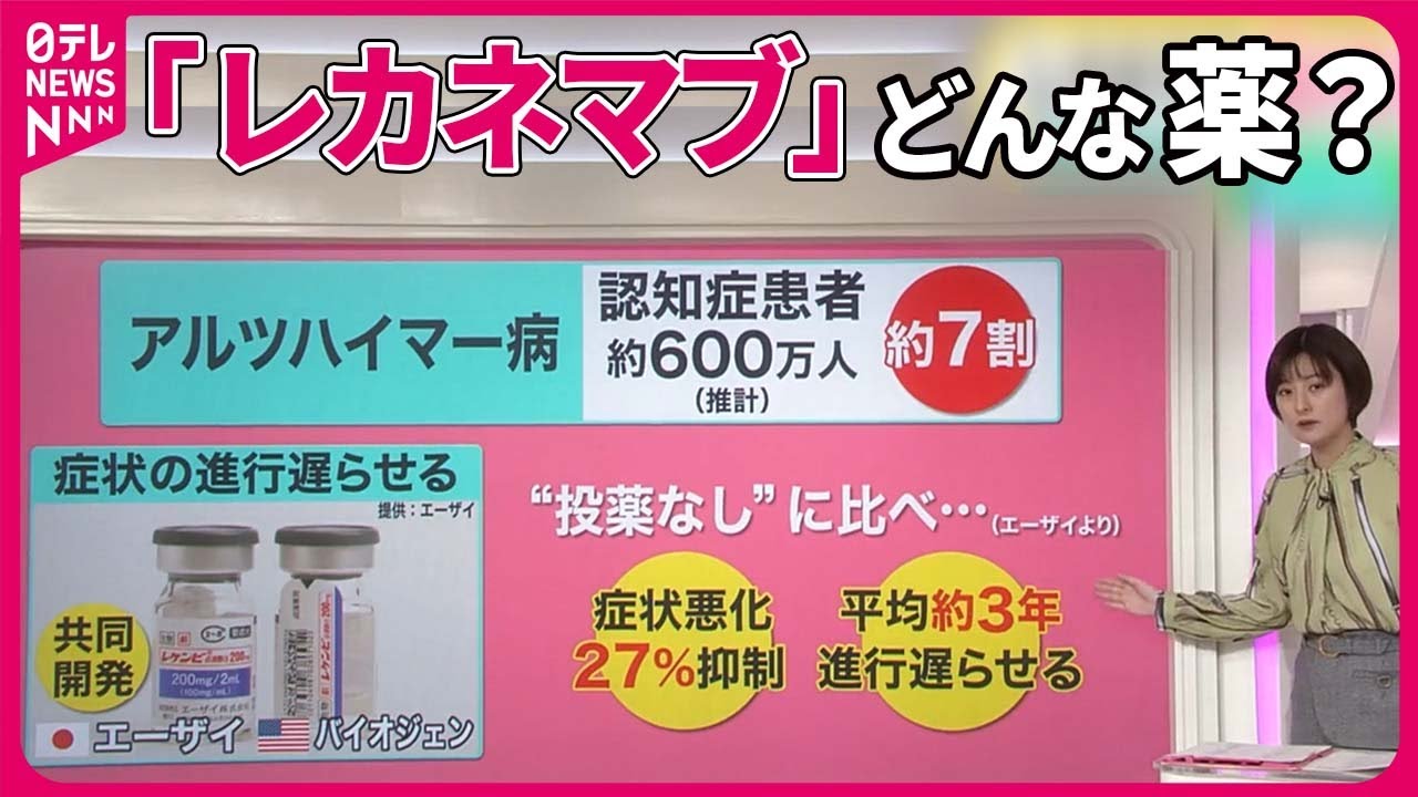 【アルツハイマー病新薬】「レカネマブ」販売…適用患者と薬価に“高いハードル”も 現役世代や「若年性認知症」も対象に