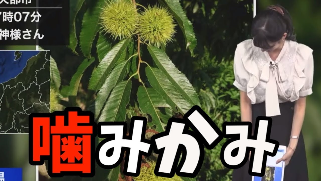 【大島璃音】あまりにも噛みすぎてピットインしたくなるお天気お姉さんw