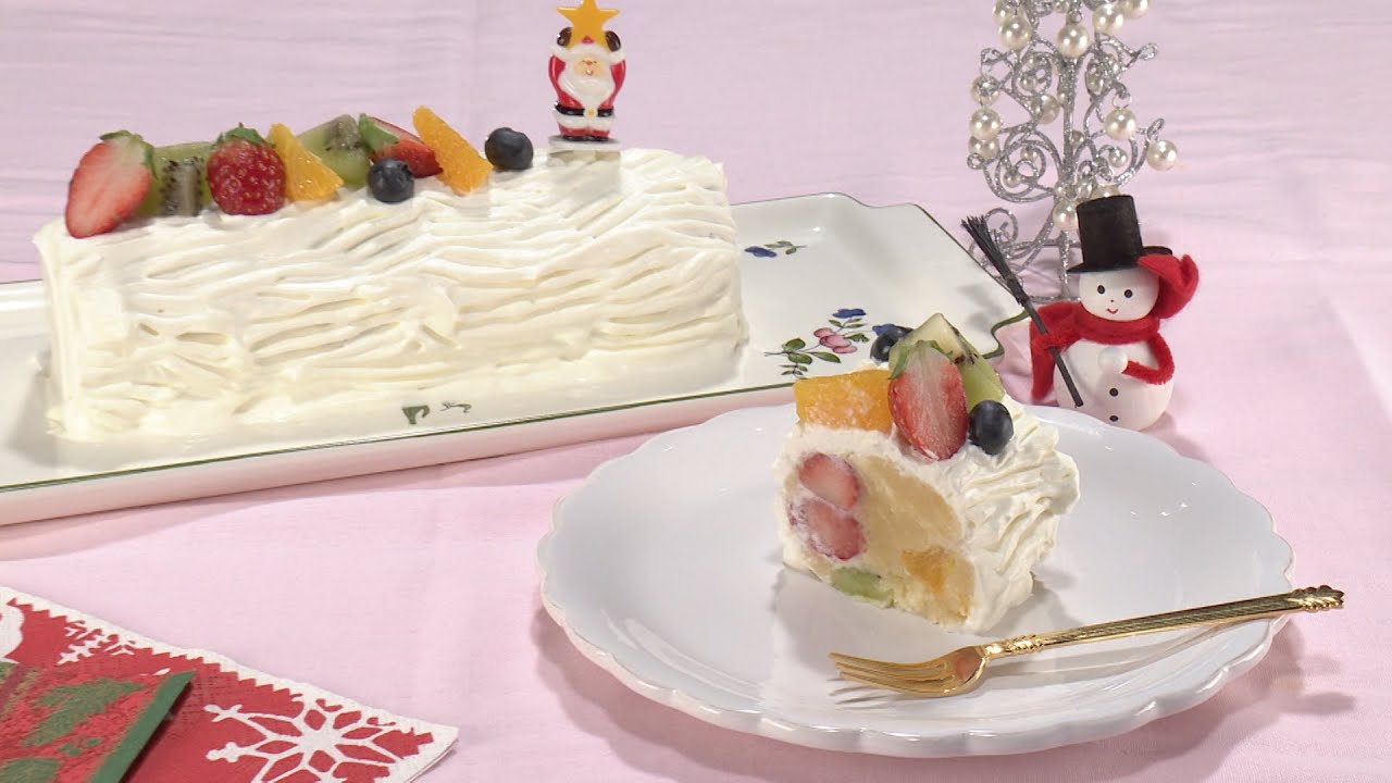 【3分クッキング公式】蒸しパン ブッシュドノエル