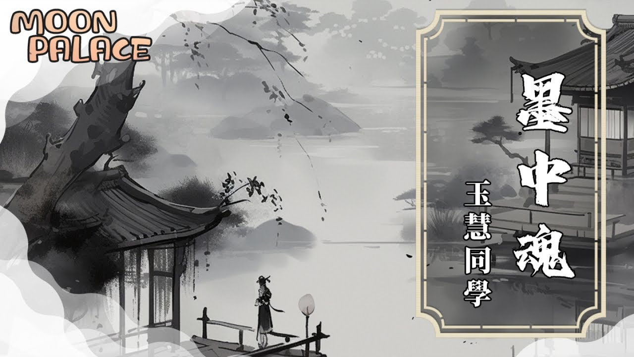 玉慧同學 - 墨中魂 | 落筆深 墨中魂 三千浮世里藏著乾坤 | [動態歌詞 Lyric Video]
