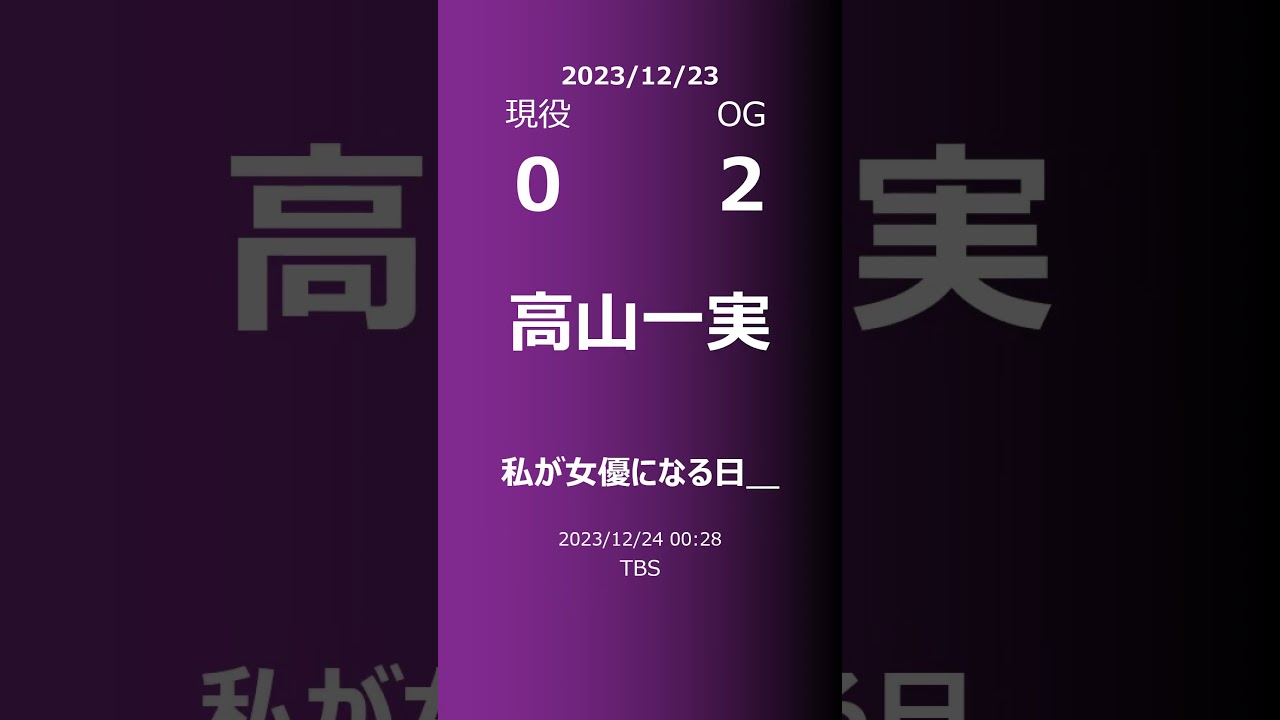【明日の乃木坂】現役vsOG 2023/12/23 #shorts #乃木坂46 【番組出演】