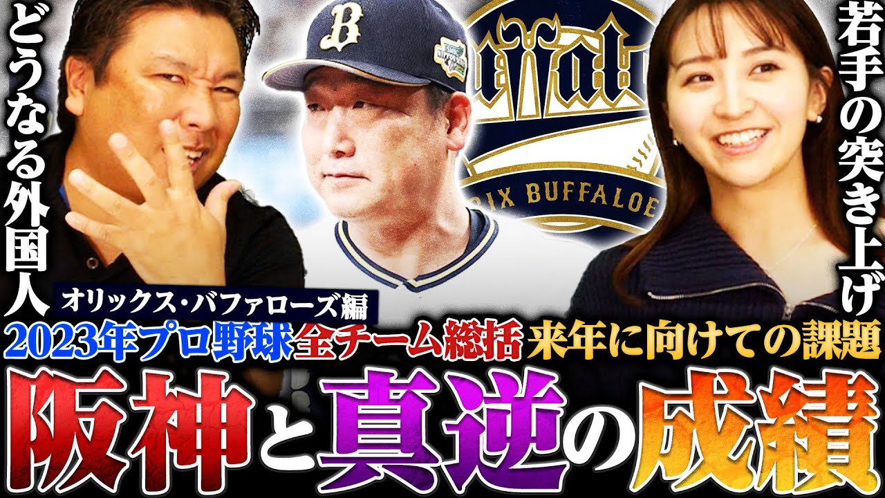 【12球団総括⑤】FA西川龍馬獲得で4連覇なるか⁉︎山本由伸と山﨑福也の穴は誰が埋める⁉︎来季の課題は外国人問題...人的補償にも注目‼︎【オリックス編】