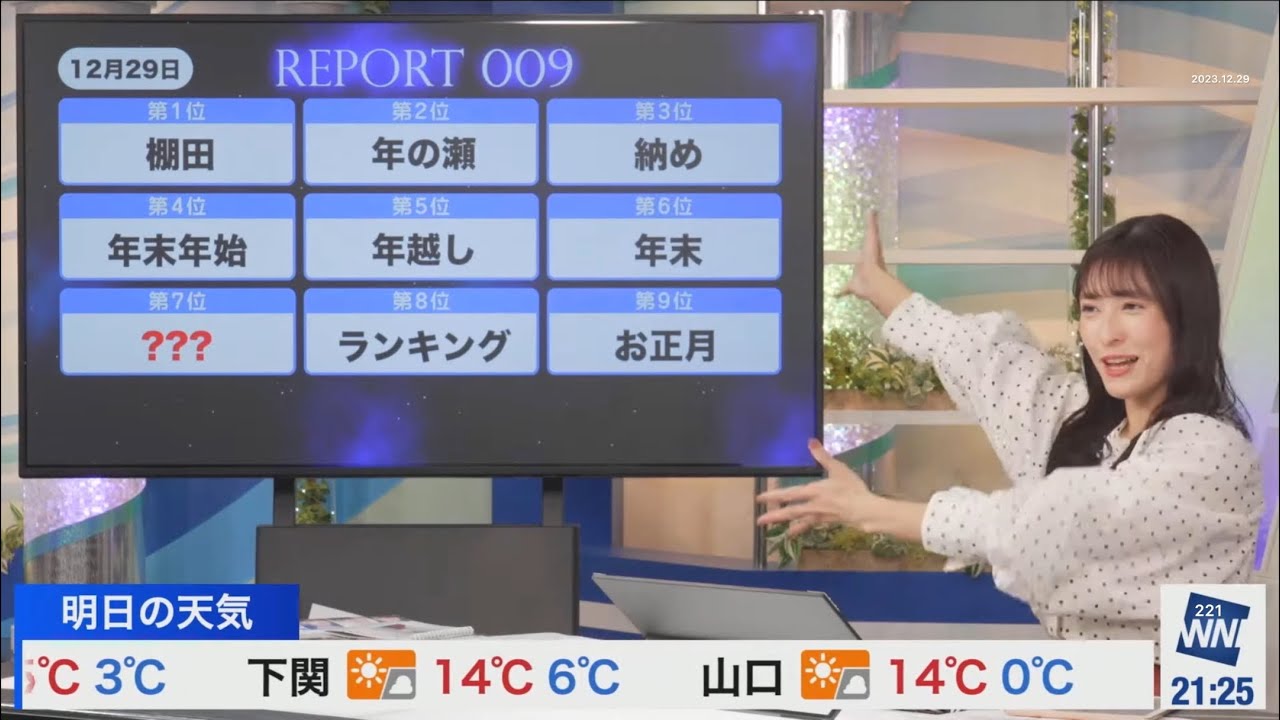 マスを埋めろ(2023/12/29金)山岸