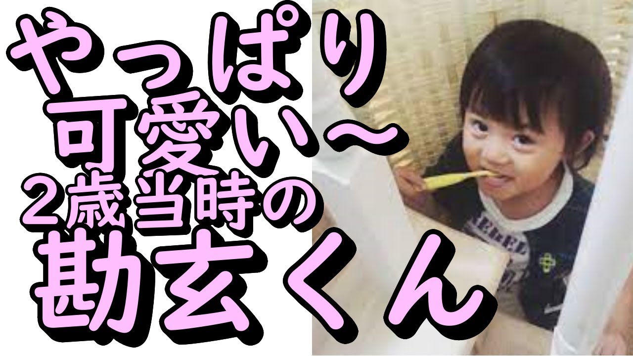 市川海老蔵の息子・勧玄くんが歯磨きする姿にホッコリ。